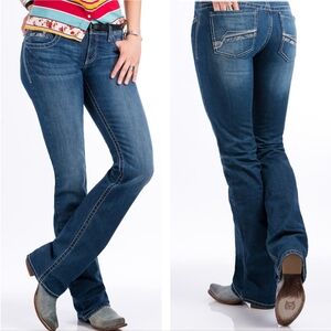 Cruel Denim NWT Abby Mid Rise Slim Hip & Boot Cut Jean Sz 31 Long